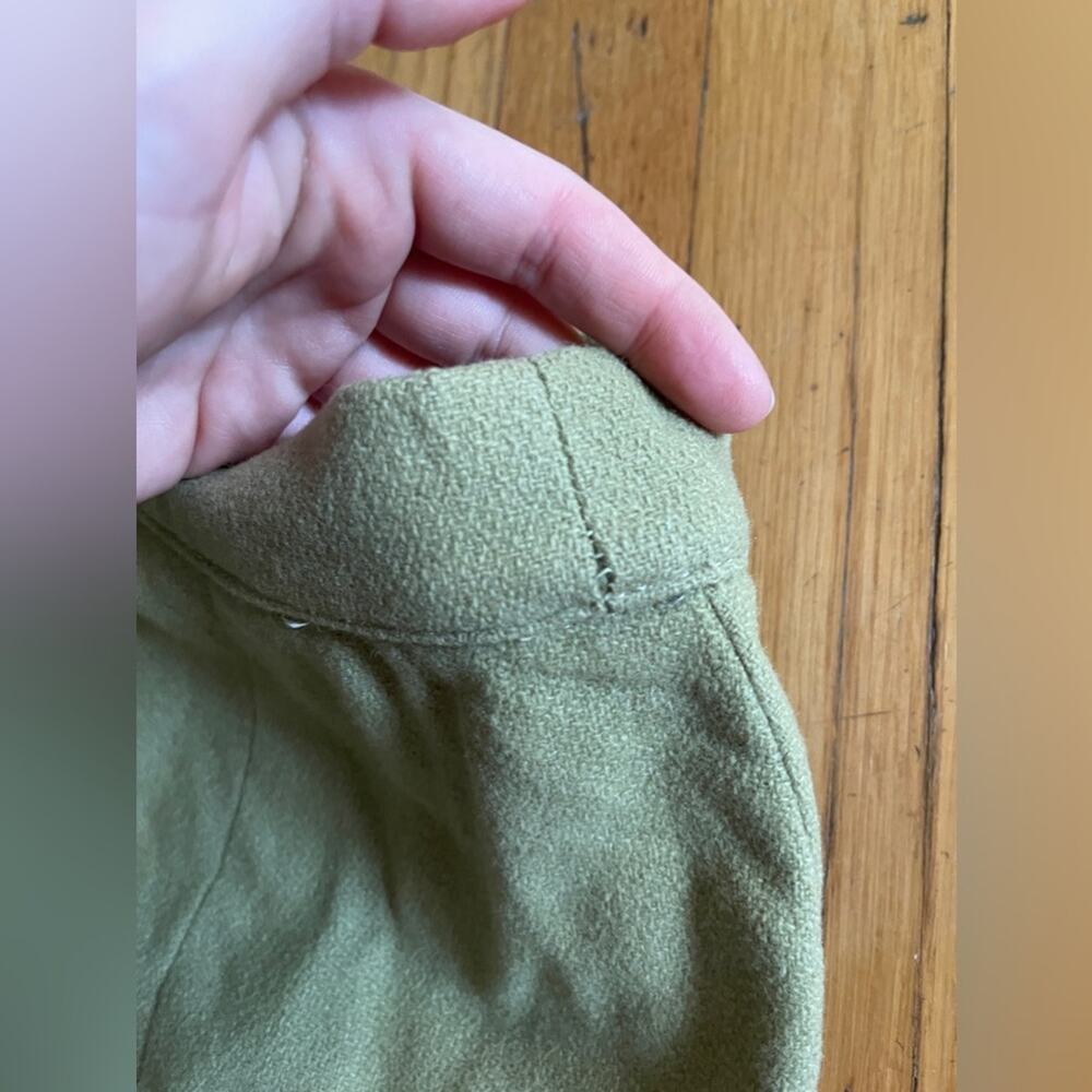 40s Vintage Green Virgin Wool Victory Suit - Picture 12 of 15